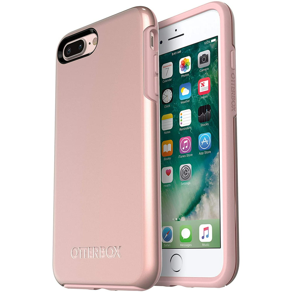 OtterBox Symmetry Series Case for iPhone 8 Plus & 7 Plus, Rose Gold