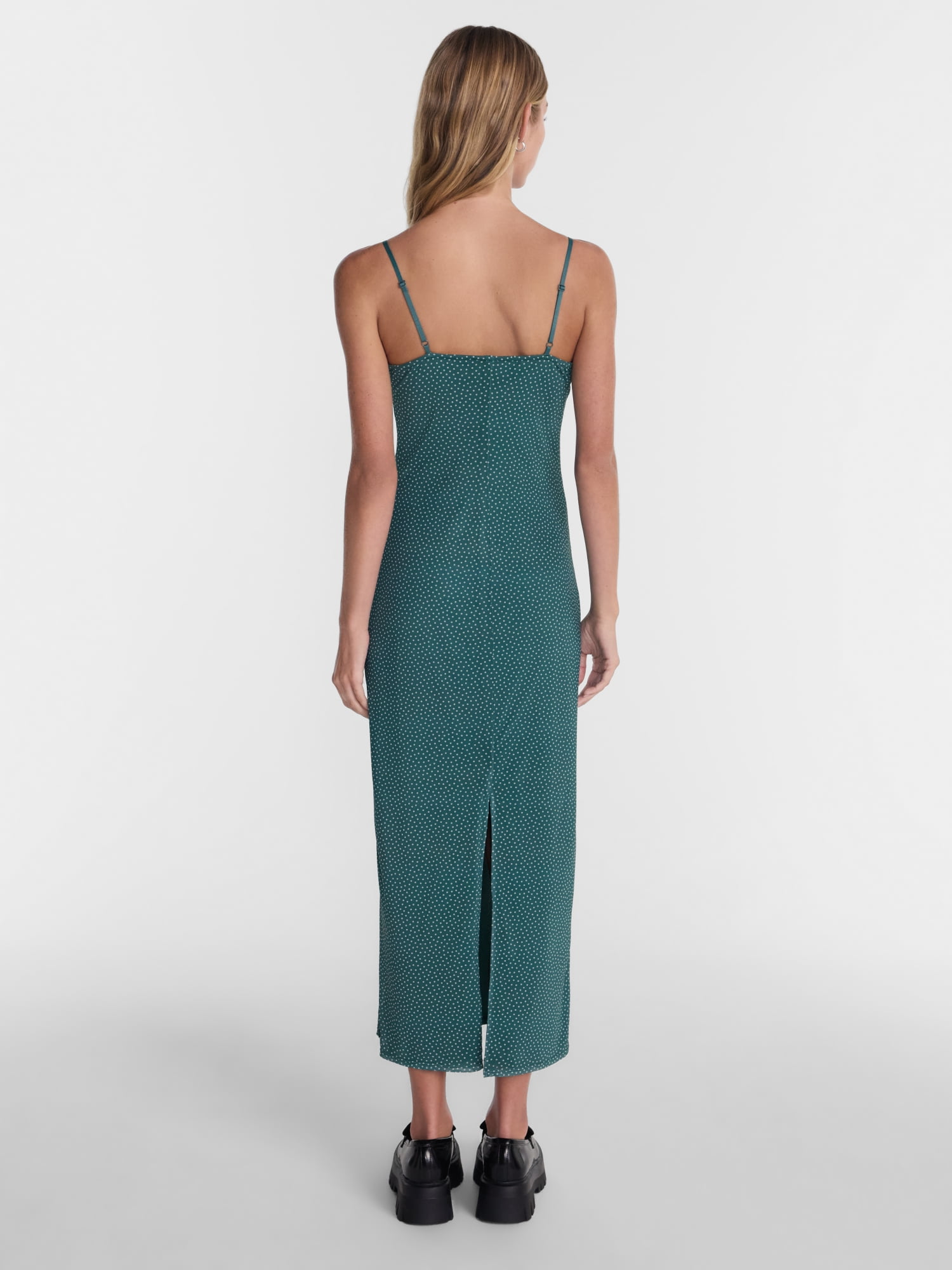 No Boundaries Triangle Mesh Maxi Dress, Women’s XXS-XXL