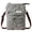 Black Grey, variant on Canvas Cute Crossbody Bags for Women Mini Shoulder Handbag Cell Phone Purse Wallet Leaves Pattern Coin Pouch