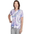 thumbnail image 3 of Alfred Dunner Womens Petite Brushstroke Stained Glass Tee, 3 of 4