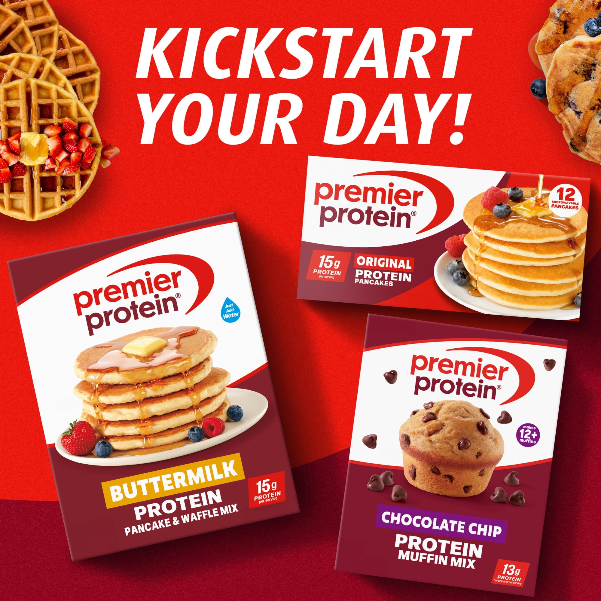 Premier Protein Buttermilk Complete Pancake & Waffle Mix 20oz