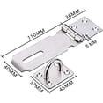 thumbnail image 2 of Stainless Steel Door Padlock Hasp, 2 of 3