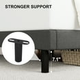 thumbnail image 4 of Queen Bed Frame,Telino Queen Size Platform Bed With Fabric Upholstered Headboard, Gray,Easy Assembly, 4 of 6