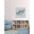 thumbnail image 6 of Marmont Hill Great Blue Shark Canvas Wall Art, 6 of 7