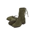 thumbnail image 4 of New Women Breckelles Houston-13 Faux Suede Round Toe Drawstring Boot, 4 of 6