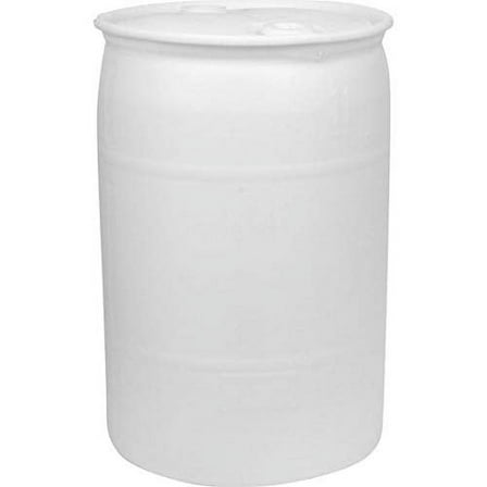 55 Gallon White Plastic Drum – Food Grade, UN & DOT Certified
