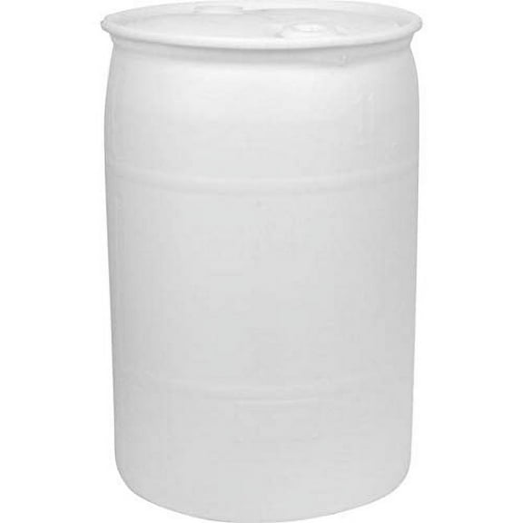 55 Gallon White Plastic Drum – Food Grade, UN & DOT Certified