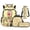 Apple Hedgehog, variant on HUIACONG 4PCS Daisy Frog School Backpack for Kids, 17" Student Bookbag with Lunch Box for Children Age 8-13