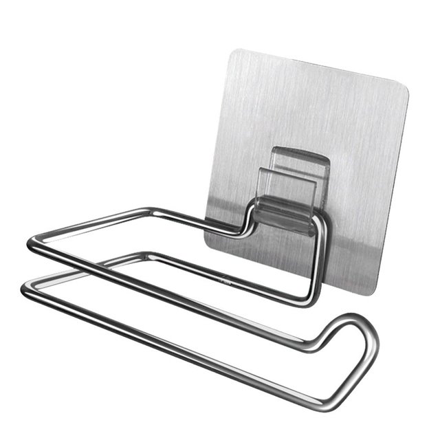 Soporte Para Toallero De Acero Inoxidable, Soporte De Papel Resistente Al Agua, Soporte Para Pañuelos Sin Perforaciones Para Cocina Y Baño Speravity HA023248-00