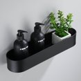 thumbnail image 2 of unbranded Wall Adhesived Rack De Aluminio Negro Con Plataforma Hueca Para Drenaje En, 2 of 8