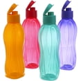 thumbnail image 2 of Tupperware Fliptop Water Bottle Set, 750Ml, Set Of 4, 2 of 2