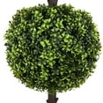thumbnail image 3 of Bornbridge - Artificial English Boxwood Topiary Ball Tree - 4' - Lifelike Indoor/Outdoor Boxwood Plant (2 Pack), 3 of 5