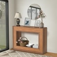 thumbnail image 2 of Farmhouse Console Table, 47 Inches Industrial Entryway Console Table Hallway Accent Table For Living Room, Entrance, Hallway, Foyer-Brown, 2 of 8
