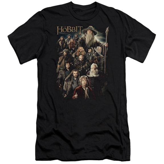 The Hobbit Somber Company S/S Adult 30/1 T-Shirt Black