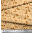 thumbnail image 3 of Soimoi Poly Crepe Fabric Giraffe Kids Printed Craft Fabric by The Yard 42 Inch Wide, 3 of 3