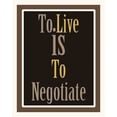 thumbnail image 2 of Homawoo, Richard 15x18 White Modern Wood Framed Museum Art Print Titled - Negotiation Word Art-1, 2 of 4