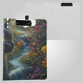thumbnail image 2 of Moonlight Black Cat Florals River Foldable Binder Folder Clipboard with Pen Slot Double Clips A4 Size File Storage, 2 of 8