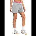 thumbnail image 2 of Pantalones Cortos Deportivos para Mujer, Informales, de Verano, con Cuadros Cosidos, Cintura Alta, para Correr y Descansar, con Bolsillos Gris S, 2 of 6