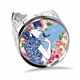 thumbnail image 1 of La cultura china pájaro flor mujer Anillo de compromiso de boda de amor ajustable Unbranded M, 1 of 3
