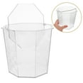 thumbnail image 5 of Garbage Bin Tabletop Wastebasket Small Trash Can Office White, 5 of 7