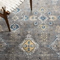 thumbnail image 5 of SAFAVIEH Evoke Stamen Bordered Area Rug, Dark Grey/Yellow, 5'3" x 7'6", 5 of 6
