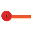 thumbnail image 3 of Jumbo Roll Party Crepe Streamer | Orange Peel |500' | Party Decor, 3 of 3