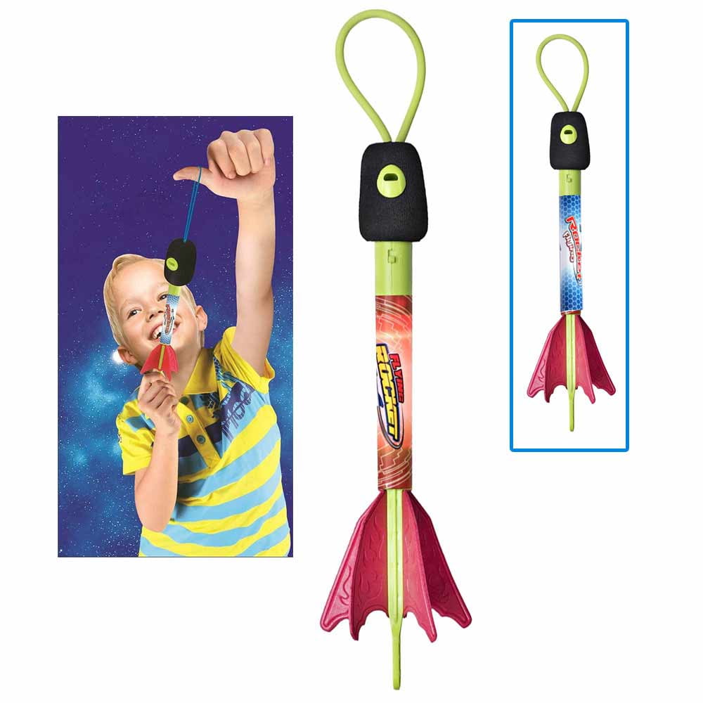 1 Pc Light Up Sling Shot Foam Finger Rockets Slingshot Copters Fun