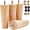 Natural Wood Color, variant on 6 inch Solid Wood Furniture Legs, 4Pcs Mid-Century Modern Wooden Replacement Feet with Threaded 5/16'' Hanger Bolts & Mounting Plate & Screws for Sofa Couch Armchair Cabinet TV Stand