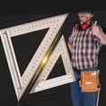 thumbnail image 3 of YongCo GREENER Ruler 120mm/180mm Stainless Triangle Ruler for Carpentry Woodworking Measuring Tools Measurement Ruler, 3 of 16