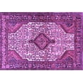 thumbnail image 1 of Ahgly Company Indoor Rectangle Medallion Purple Traditional Area Rugs, 2' x 3', 1 of 4