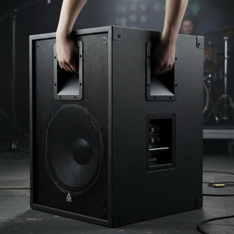 Empty Chuchera Speaker Enclosure for Two 8 in. Woofers Plus Two