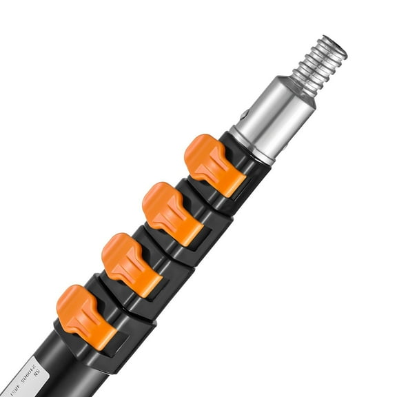 Adjustable 7 to 30FT Telescoping Pole - Painting, Window Cleaning & Dusting Tool
