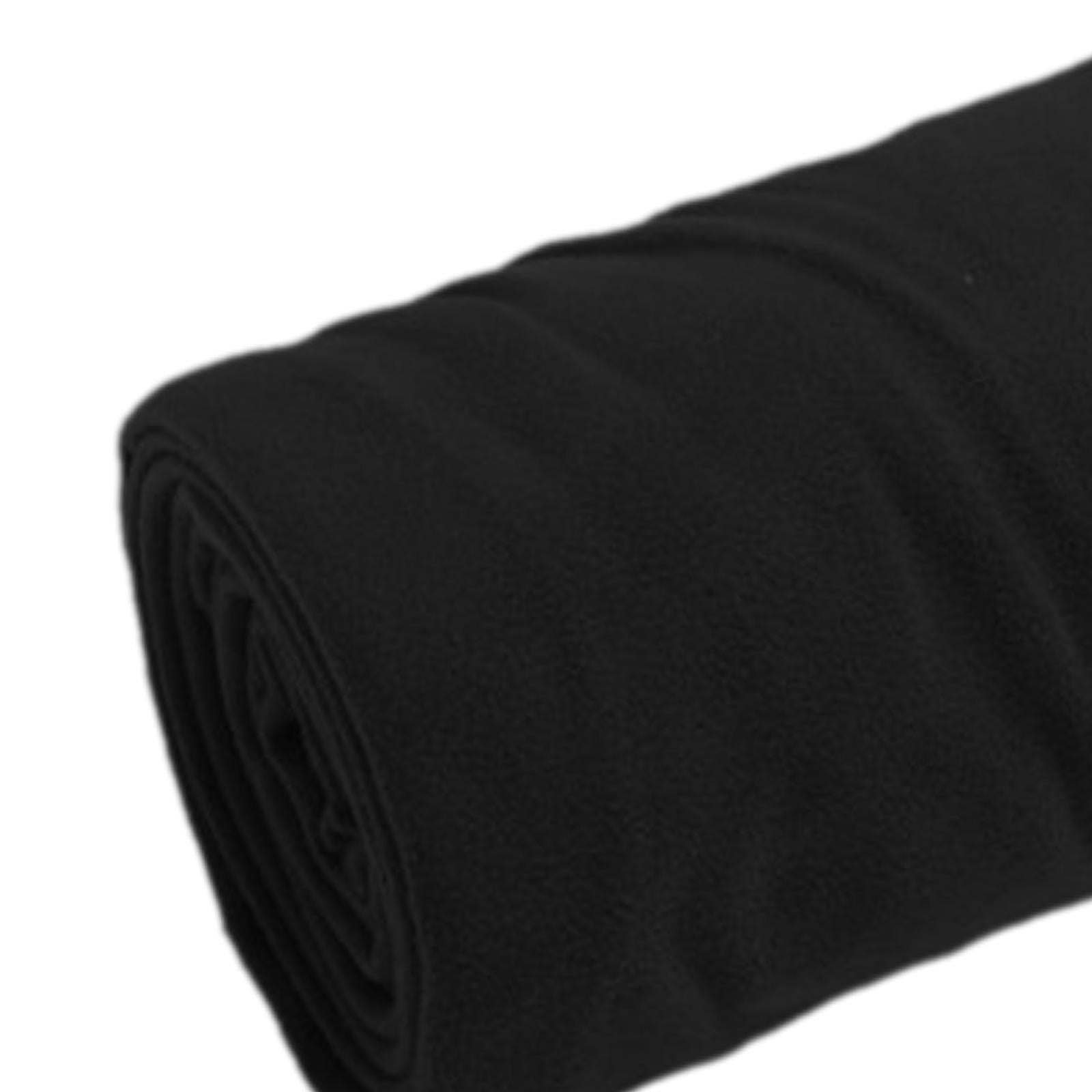 Colaxi Fleece Sleeping Bag Liner Portable for Indoor Backpacking Outdoor Activities Black
