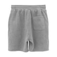 thumbnail image 7 of ALLLIST Solid Walk Short for Man Gray Short Mid Straight-Leg Comfy Drawstring Gym Clearance, 7 of 7