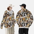 thumbnail image 4 of Balery Cute Dog Sudadera ligera de manga larga con capucha y protección solar UPF 50+ para hombre y mujer, ideal para pesca y running-3X-Large, 4 of 7