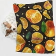 thumbnail image 6 of Naloa Tangerine Dog Blanket, 3 Sizes Cat Blanket for Indoor Cats Large Medium Small Dog Gifts-Small, 6 of 8