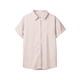 thumbnail image 4 of ICHUANYI Clearance Fashion Woman Causal Button Solid Blouse Short Sleeve T-Shirt Summer Tops(Khaki, XXL) ICHUANYI WER2023080711683, 4 of 6