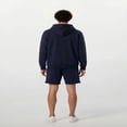 thumbnail image 4 of Forever 21 Fleece Drawstring Shorts, Color- Navy, Size- S, 4 of 5