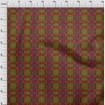 thumbnail image 3 of oneOone Viscose Jersey Fabric Tartan Check Print Sewing Fabric BTY 60 Inch Wide, 3 of 4