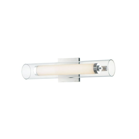 Centrum 1 - Light Polished Chrome Chrome Contemporary / Modern - LED Acrylic And Aluminum And Glass And Steel Wall Sconce