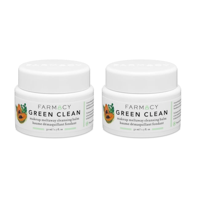 Bálsamo limpiador desmaquillante Green Clean de Farmacy 50 mL x2