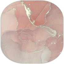 Mouse Pad, Mini Mousepad, Marble Mouse Pads, Mouse Pads for Desk Office Laptop Round Mouse Mat Computer Mousepad with Non-Slip Base Small Cute 6×7 inches