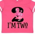 thumbnail image 4 of Inktastic 2nd Birthday Party Girls Flamingo Girls Toddler T-Shirt, 4 of 5