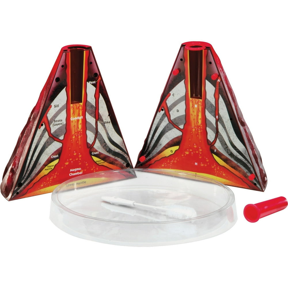 Learning Resources Erupting Cross section Volcano Model - Walmart.com ...