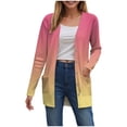 thumbnail image 1 of Gubotare Cardigans pour Femmes avec Poches, Décontractés, Légers, à devant Ouvert, Chandails Cardigan pour Femmes (Rose,m), 1 of 8