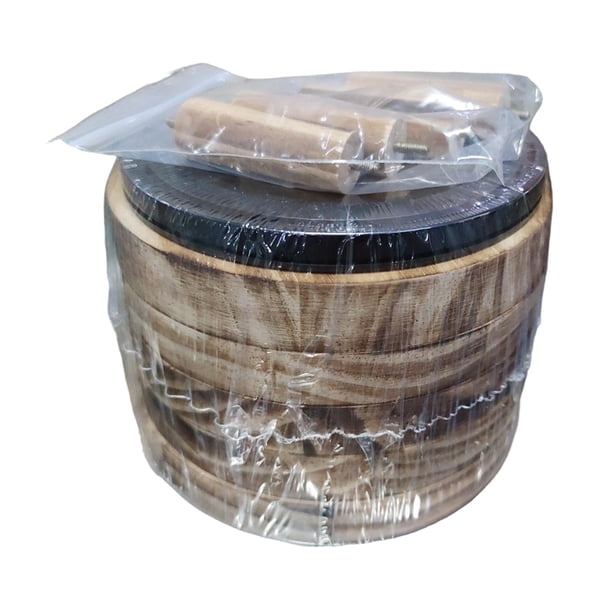 Soporte de Huevos de Madera Dispensador Giratorio de Huevos Organizador de Almacenamiento de Huevos Exhibidor para Mantener Ordenado el Mostrador de
