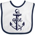 thumbnail image 3 of Inktastic 1st Birthday Anchor Boys or Girls Baby Bib, 3 of 4