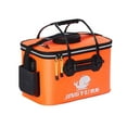 thumbnail image 1 of Portable Collapsible Live Bait Bucket Outdoor Waterproof Folding Barrels Camping Travel Tools, 1 of 8