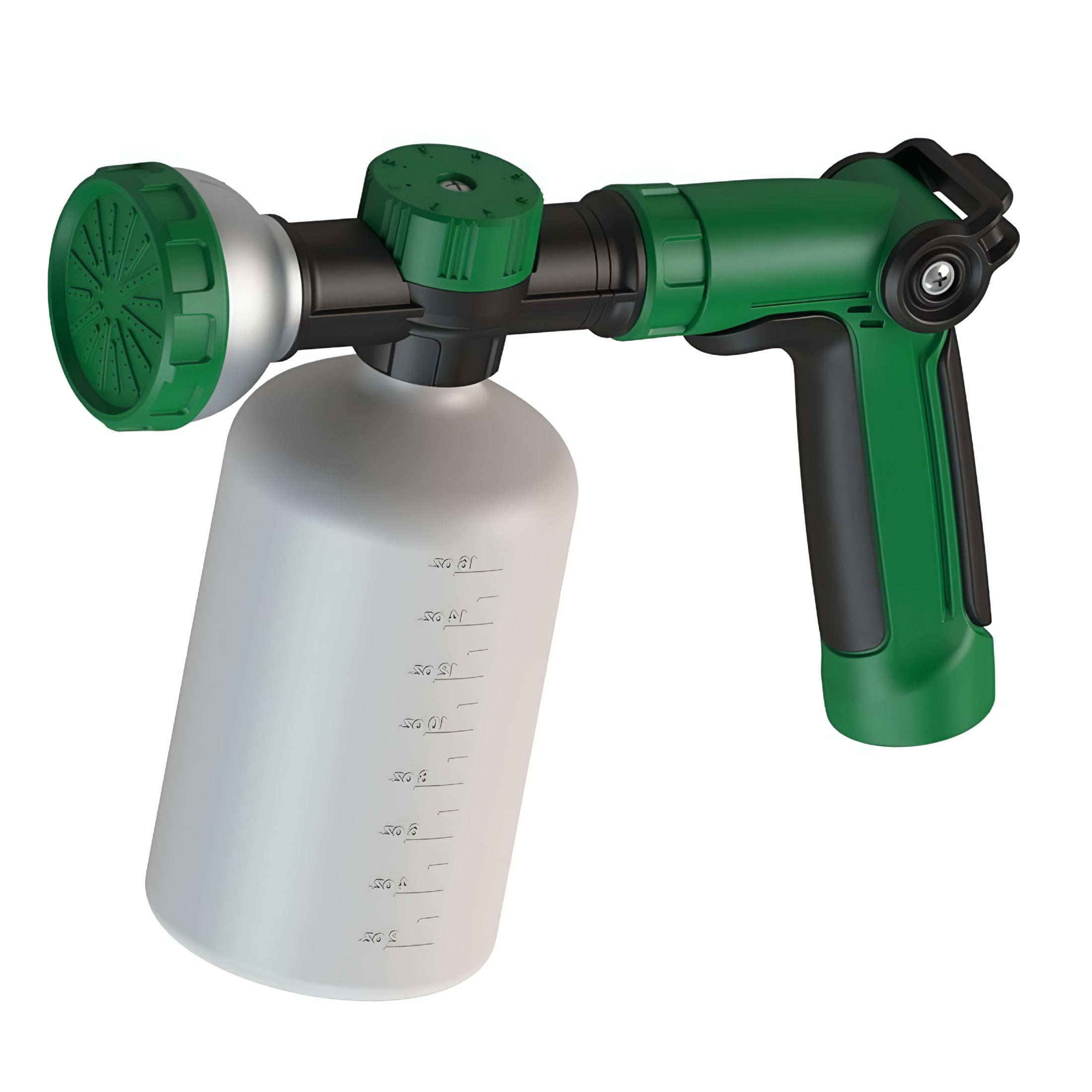 HIBIBUD 2026 New Portable Sprinkler,Hose End Sprayer for Liquid /Soap | Yard & Garden Feeder with 16Oz / 500Ml Bottle for Fertilizing and Watering Plants | Car Dog Wash Hose Attachment Nozzle
