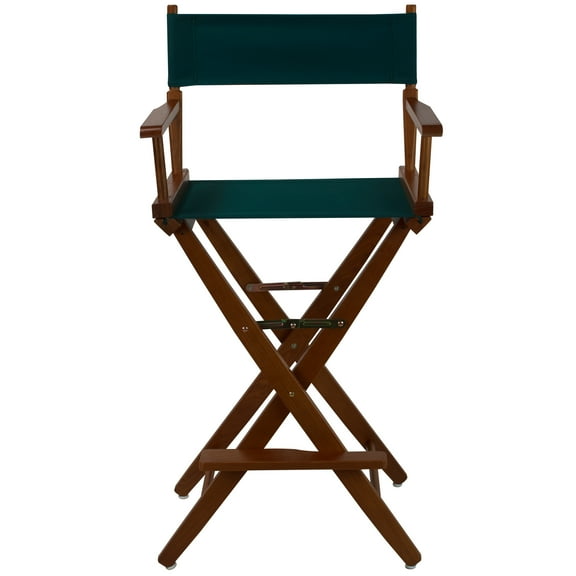 Extra-Wide Premium 30 in. Hardwoods Bar Height Directors Chair
